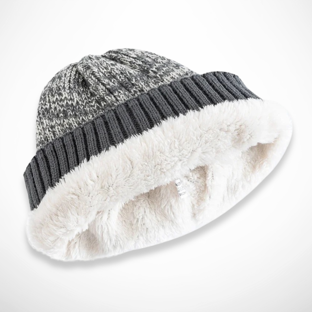 Bonnet Harald – bonnet tricoté doublé polaire pour l’hiver