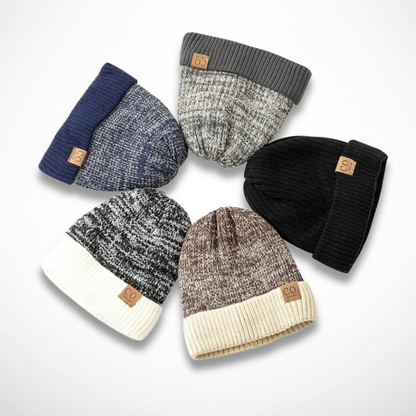 Bonnet Harald – bonnet tricoté doublé polaire pour l’hiver