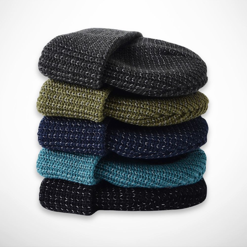Neon Beanie – Reflective knit beanie