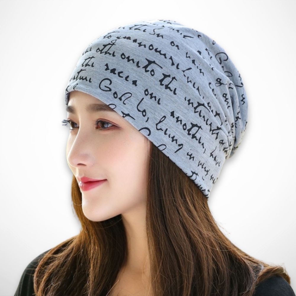 Bonnet Scripta – bonnet léger en maille satinée