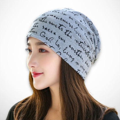 Bonnet Scripta – bonnet léger en maille satinée