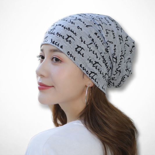 Bonnet Scripta – bonnet léger en maille satinée