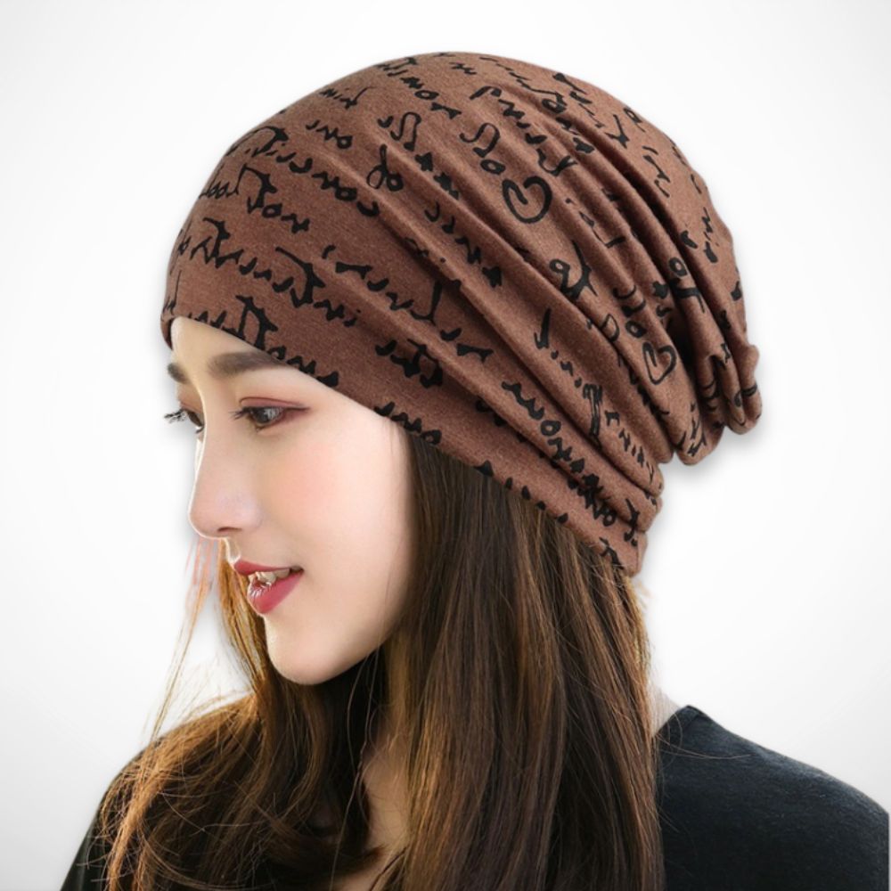 Bonnet Scripta – bonnet léger en maille satinée