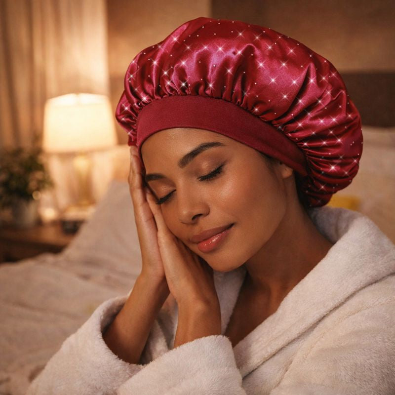 Bonnet de nuit strass Mely - Quello