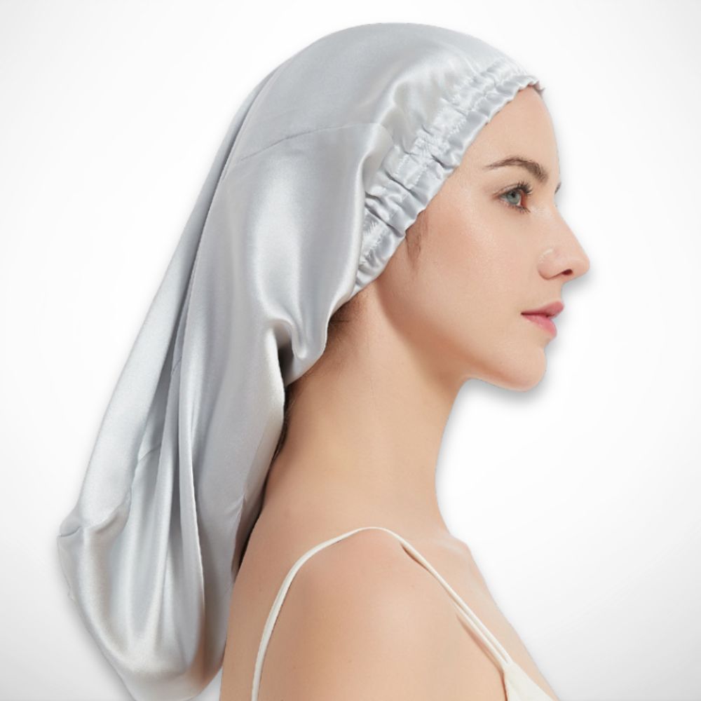 Bonnet de nuit Mûrier – Bonnet long en soie de mûrier