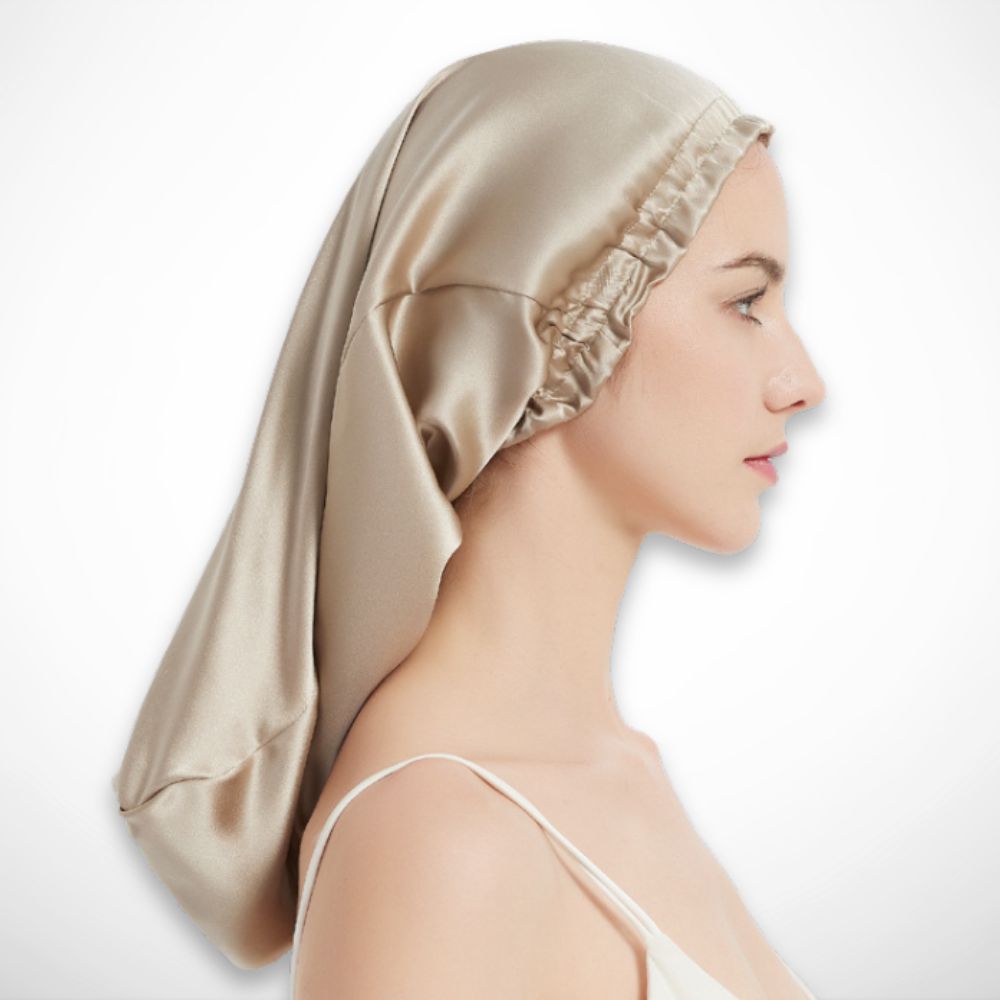 Bonnet de nuit Mûrier – Bonnet long en soie de mûrier