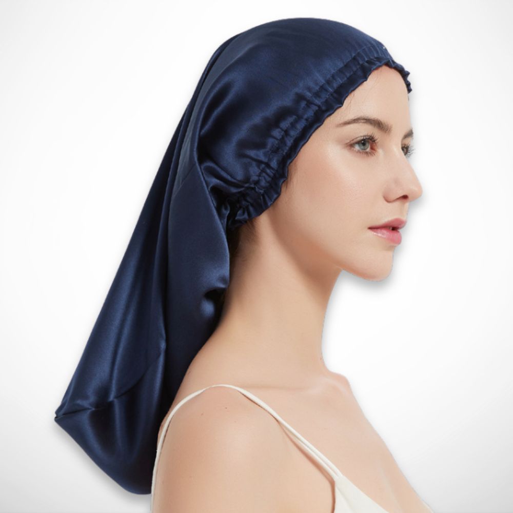 Bonnet de nuit Mûrier – Bonnet long en soie de mûrier