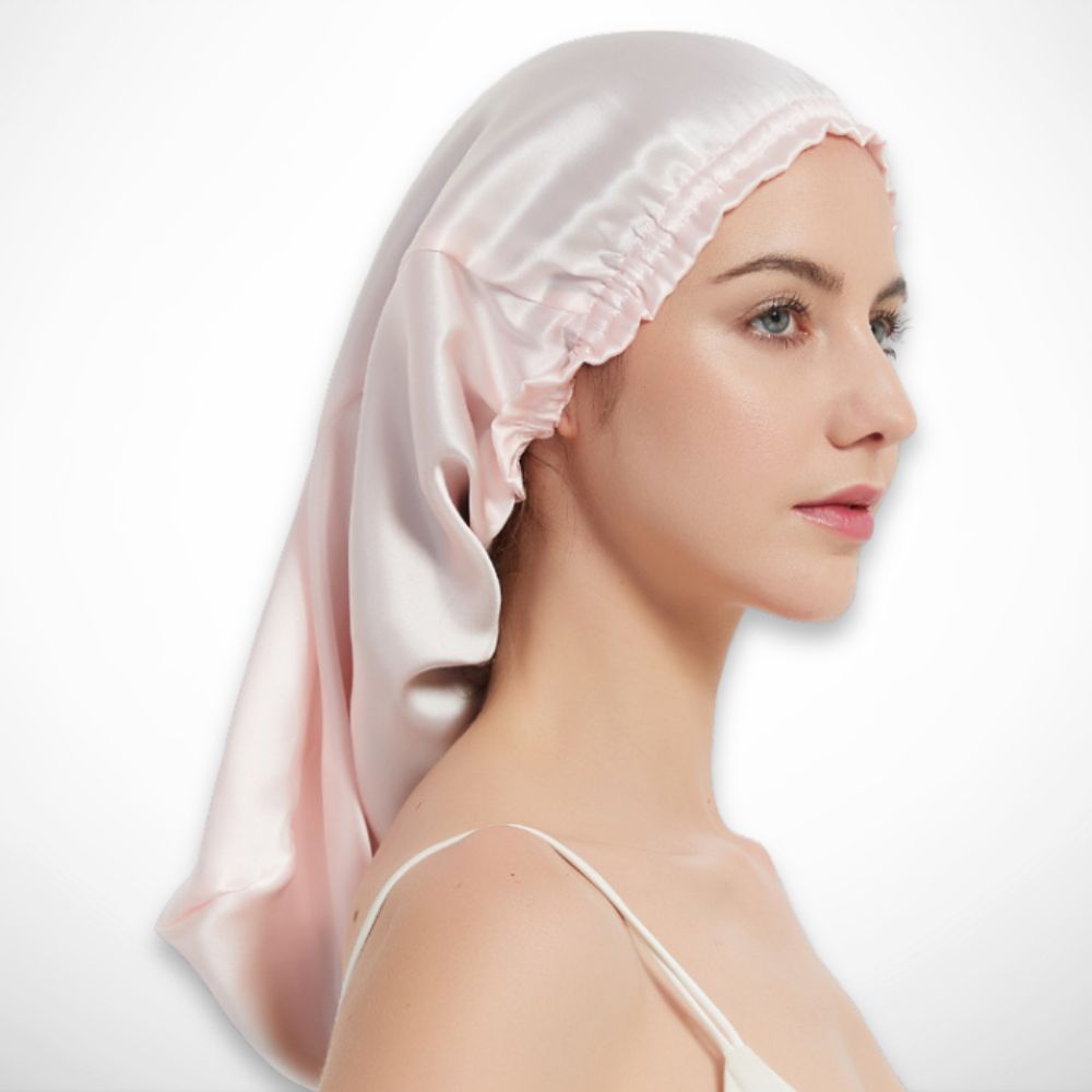 Bonnet de nuit Mûrier – Bonnet long en soie de mûrier