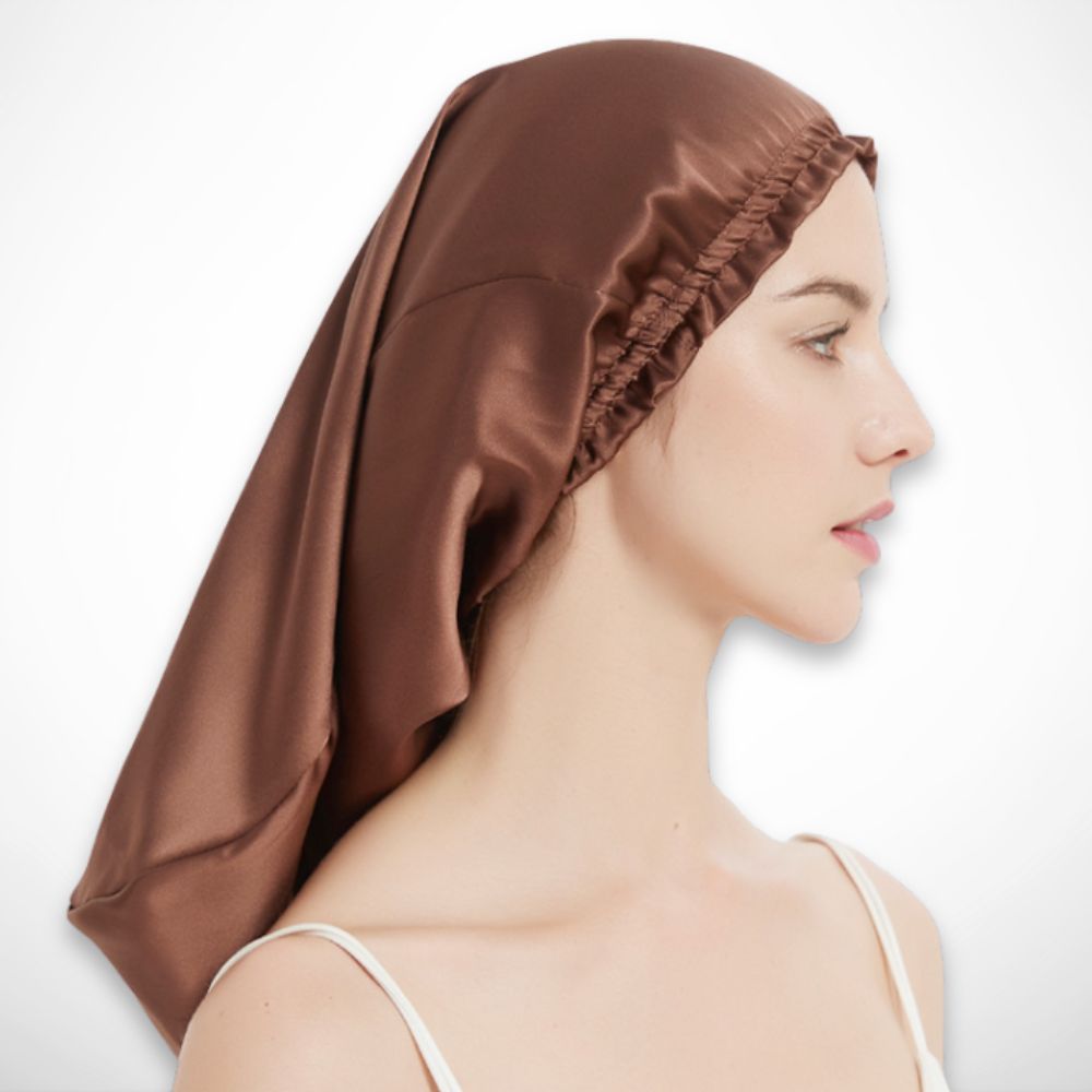 Bonnet de nuit Mûrier – Bonnet long en soie de mûrier