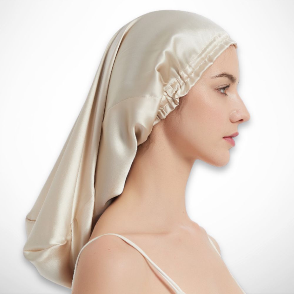 Bonnet de nuit Mûrier – Bonnet long en soie de mûrier