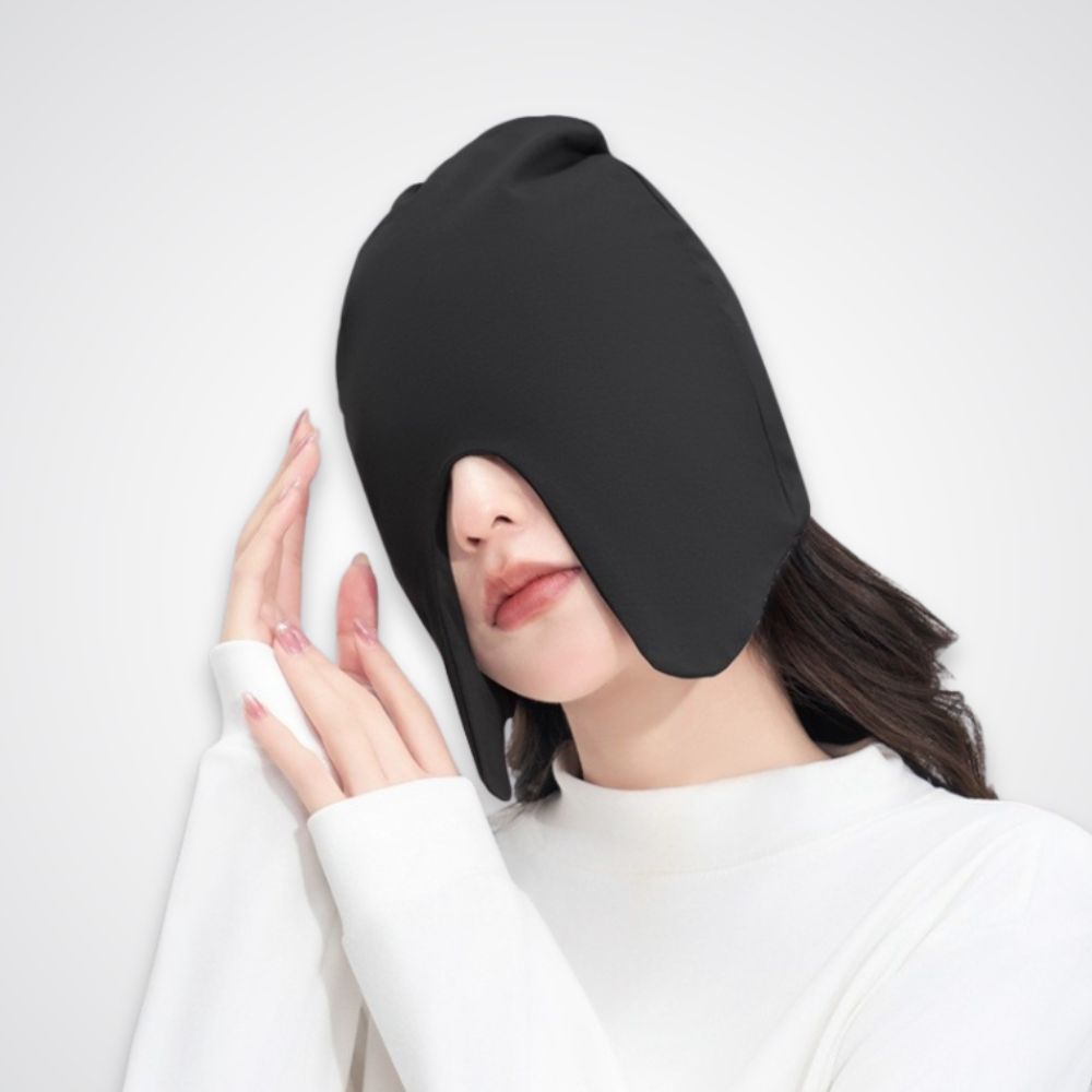 Bonnet de sommeil Nyx – Masque occultant intégré pour un repos profond