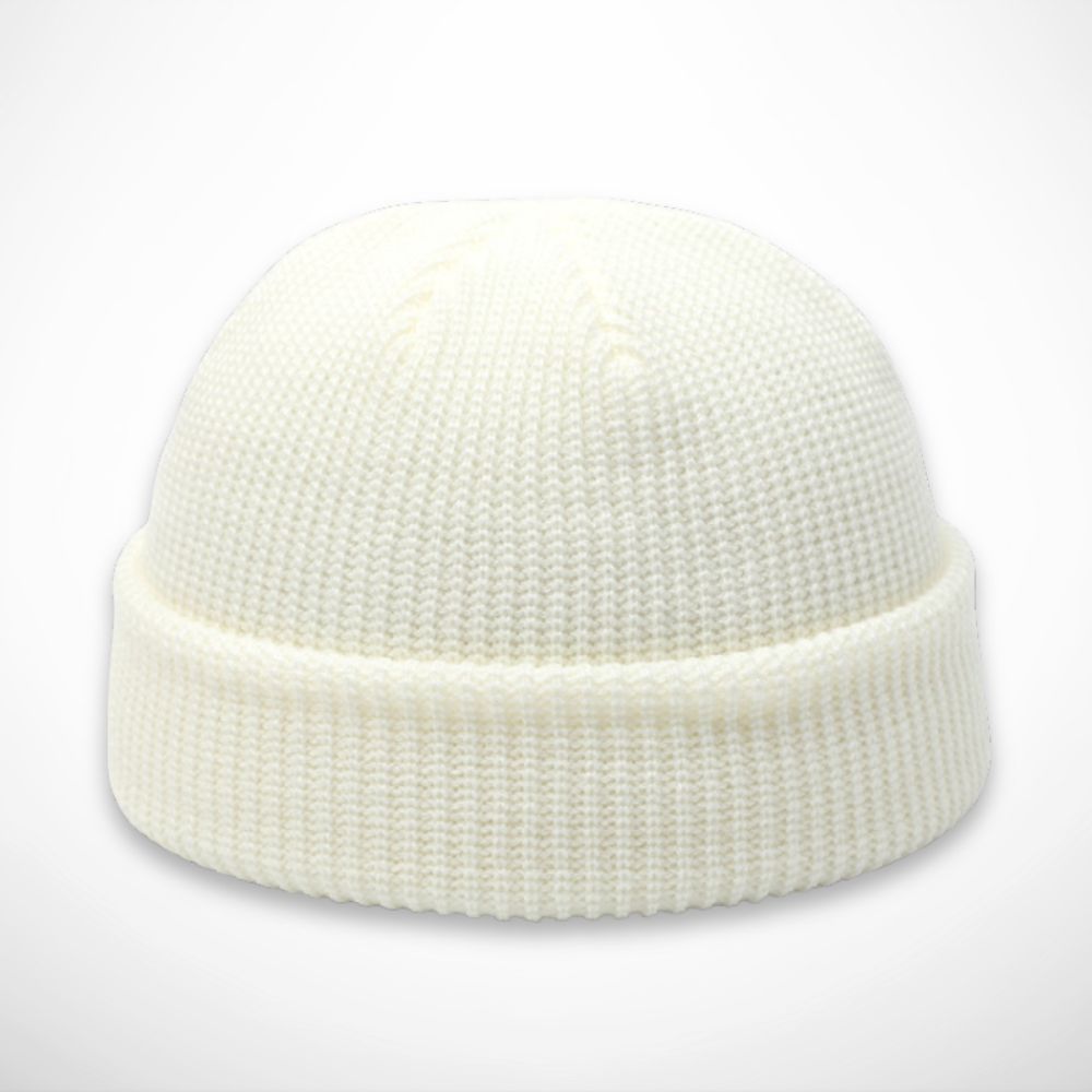 Nils Beanie – Docker-style short knit beanie