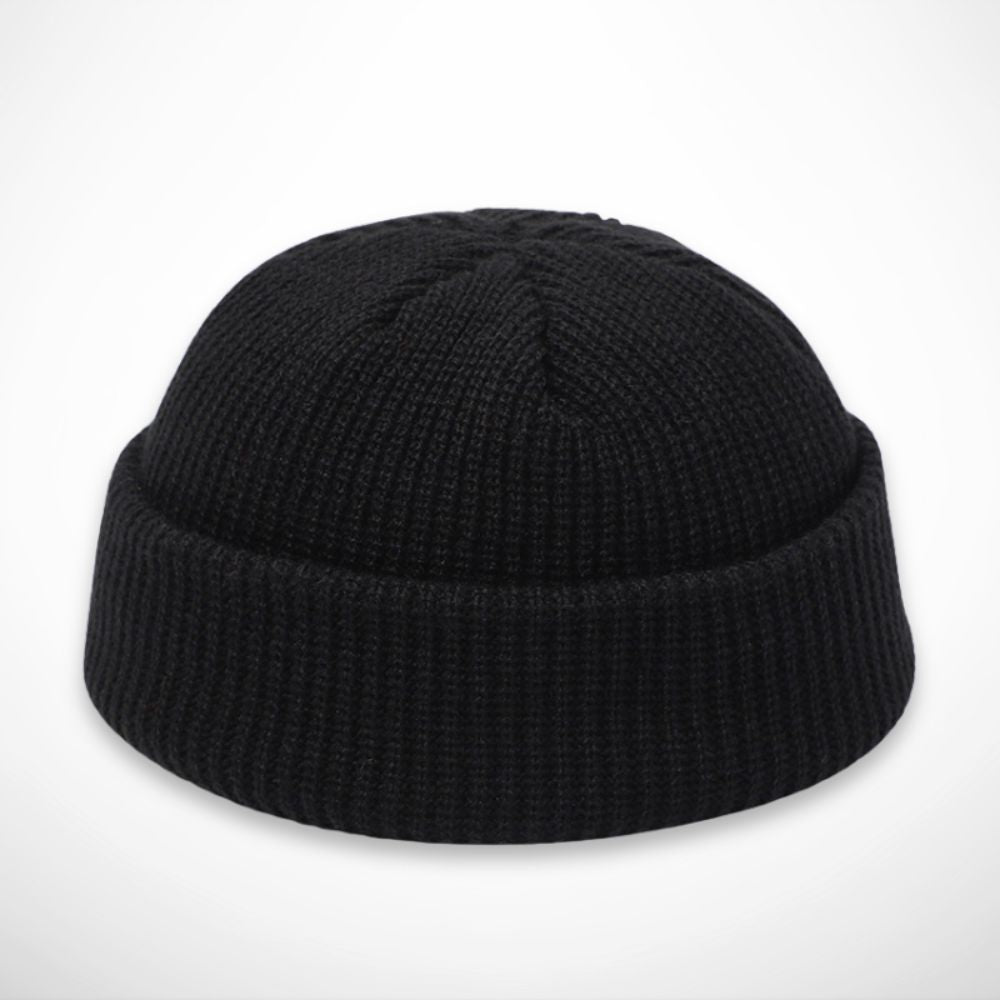 Nils Beanie – Docker-style short knit beanie