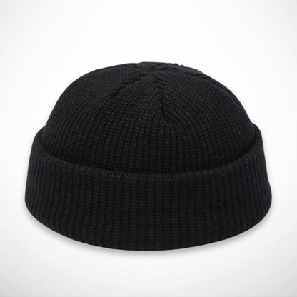 Nils Beanie – Docker-style short knit beanie