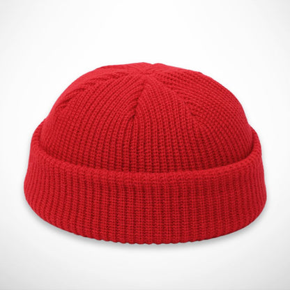 Nils Beanie – Docker-style short knit beanie