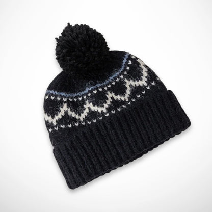 Bonnet Ysel – bonnet à pompon en maille jacquard