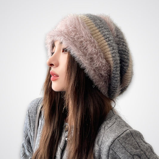 Mori slouchy beanie – Soft and cozy beanie with a fluffy effect