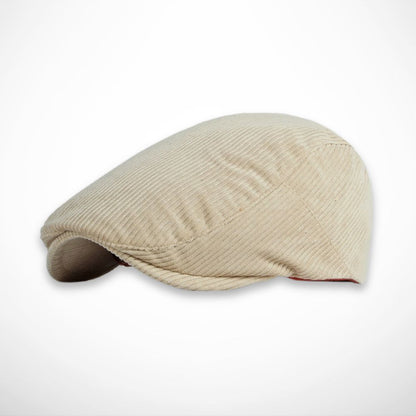 Casquette Basile – Casquette plate en velours côtelé