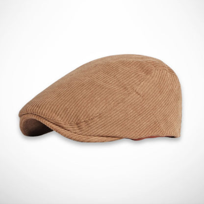 Casquette Basile – Casquette plate en velours côtelé