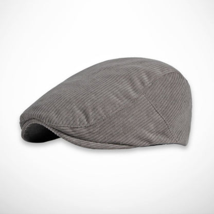 Casquette Basile – Casquette plate en velours côtelé