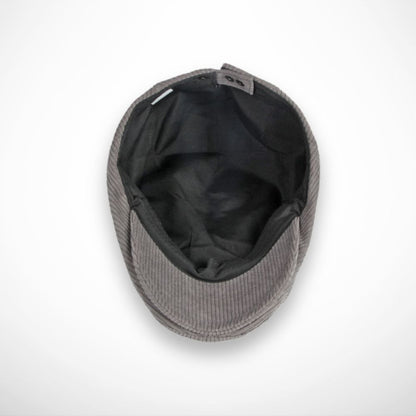 Casquette Basile – Casquette plate en velours côtelé