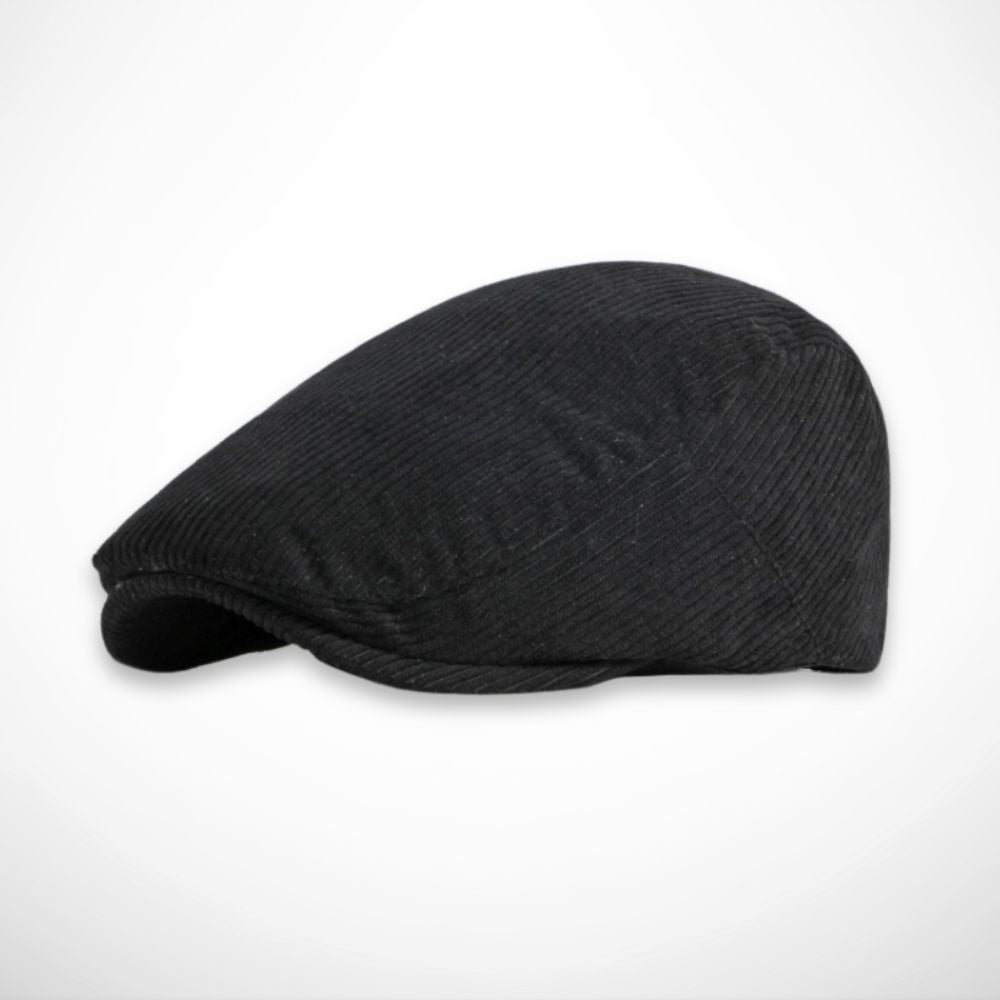 Casquette Basile – Casquette plate en velours côtelé