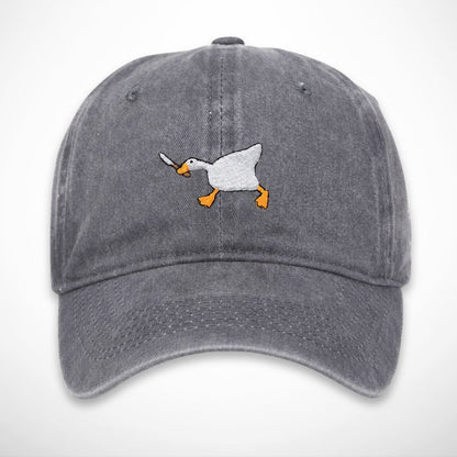 Casquette Malo – casquette délavée en coton avec broderie canard