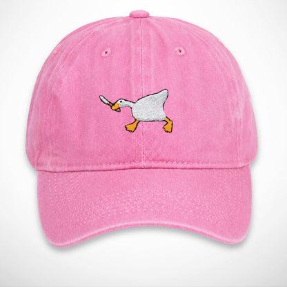 Casquette Malo – casquette délavée en coton avec broderie canard