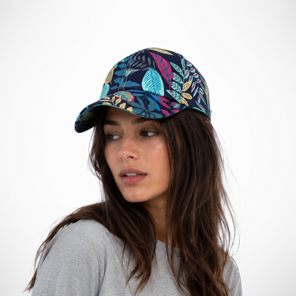 Casquette Paloma – casquette à motif feuillage coloré