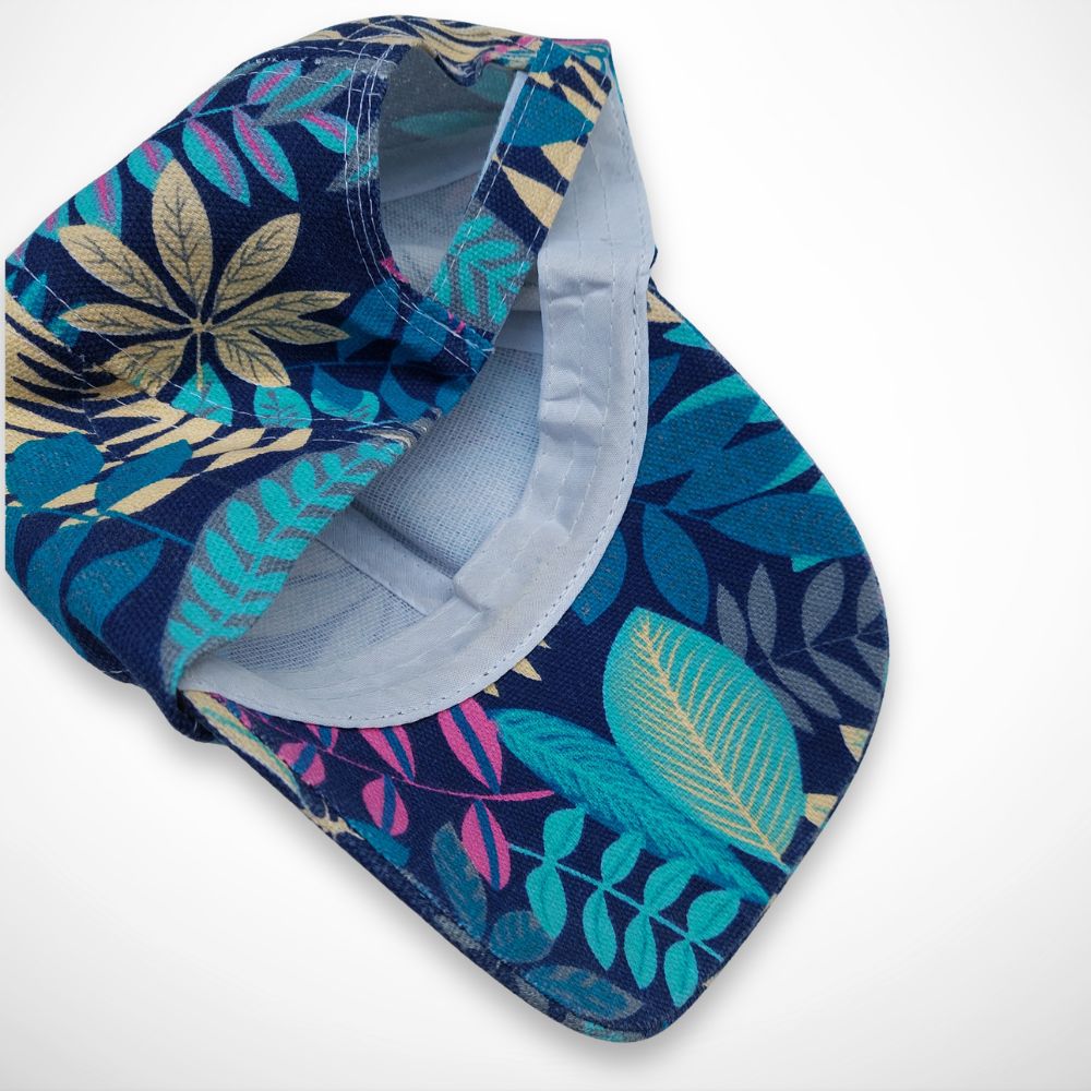 Casquette Paloma – casquette souple à motif feuillage coloré