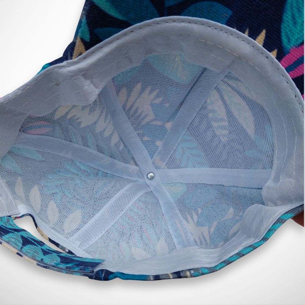 Casquette Paloma – casquette souple à motif feuillage coloré
