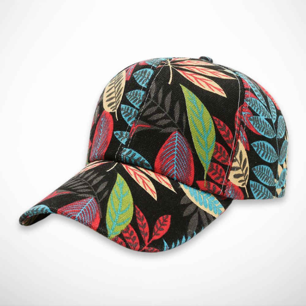 Casquette Paloma – casquette à motif feuillage coloré
