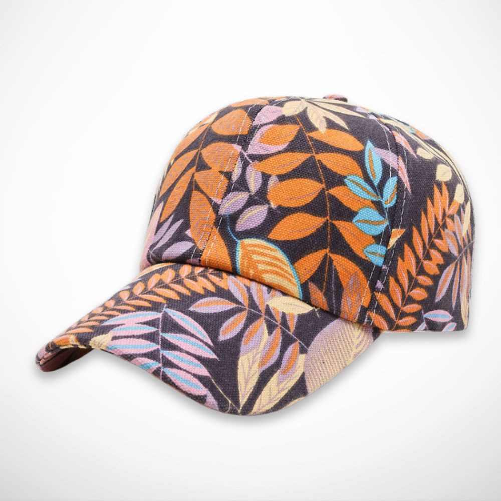 Casquette Paloma – casquette à motif feuillage coloré