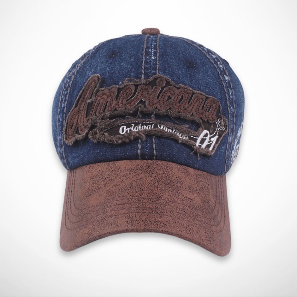 Cap Ryder – Used-Look-Kappe aus Baumwolle mit Stickerei