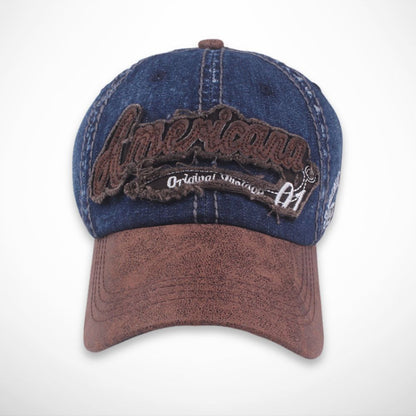 Cap Ryder – Used-Look-Kappe aus Baumwolle mit Stickerei