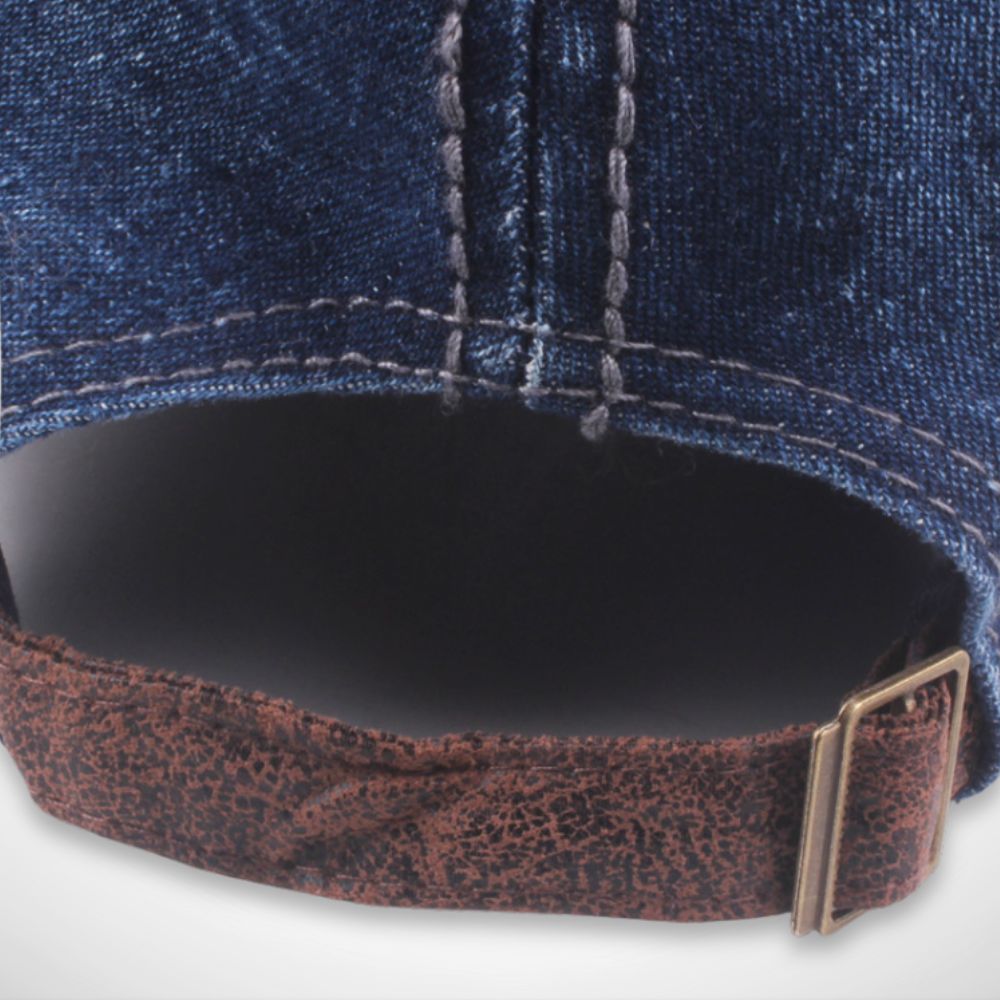 Cap Ryder – Used-Look-Kappe aus Baumwolle mit Stickerei