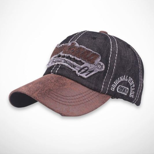 Cap Ryder – Used-Look-Kappe aus Baumwolle mit Stickerei