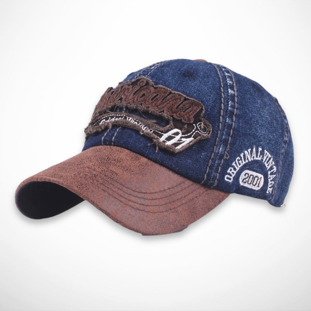 Cap Ryder – Used-Look-Kappe aus Baumwolle mit Stickerei