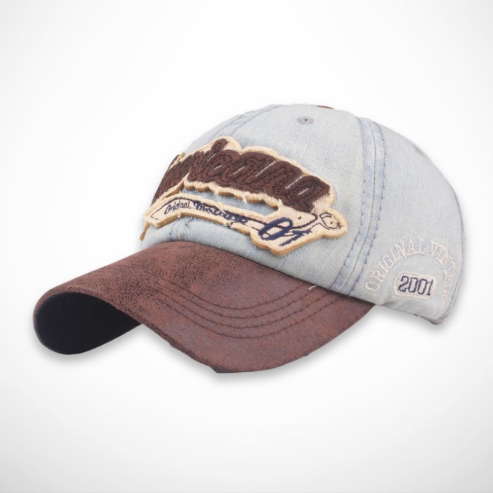 Cap Ryder – Used-Look-Kappe aus Baumwolle mit Stickerei