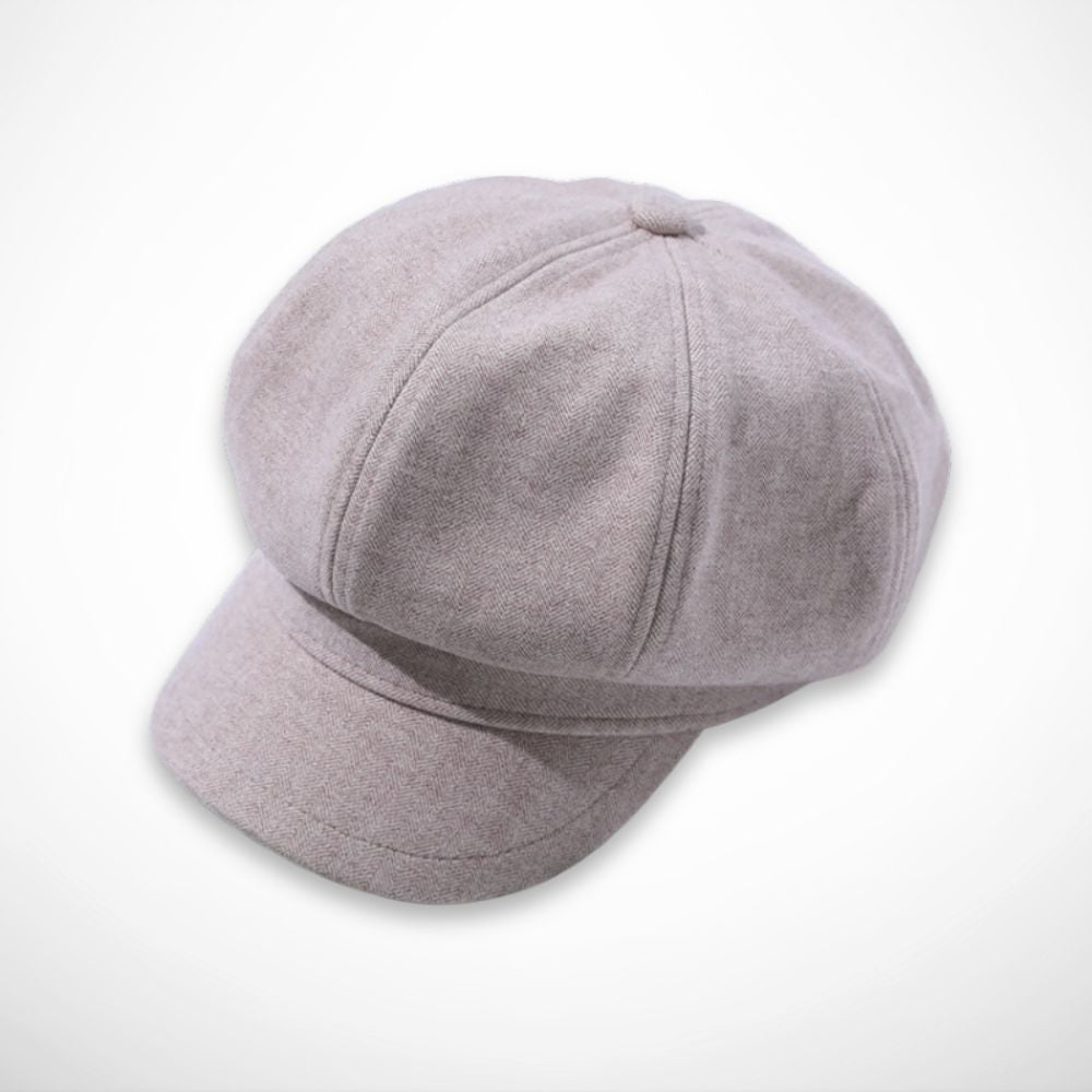 Casquette-béret Alice – casquette gavroche à motif plaid