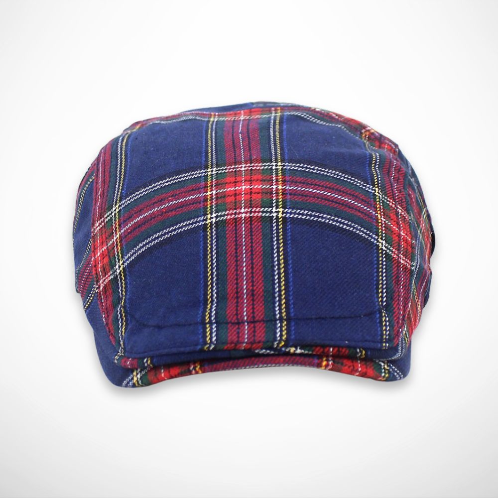Elvin cap – chequered newsboy cap