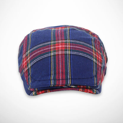 Elvin cap – chequered newsboy cap