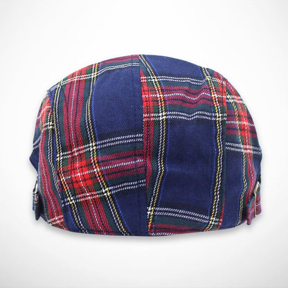 Elvin cap – chequered newsboy cap