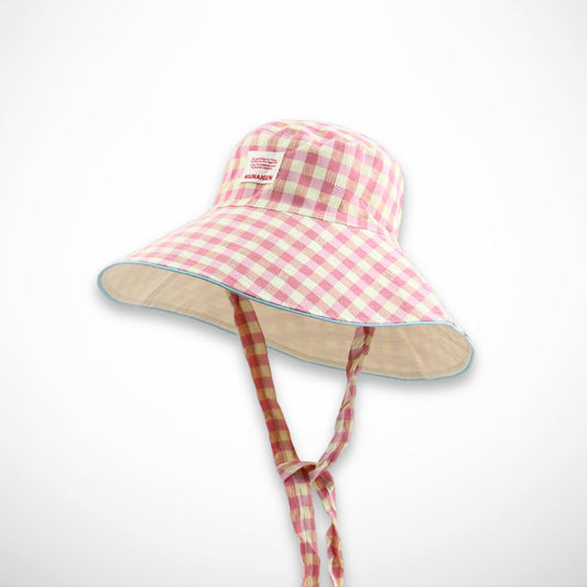 Chapeau Rivage – chapeau soleil souple à carreaux pour l’été