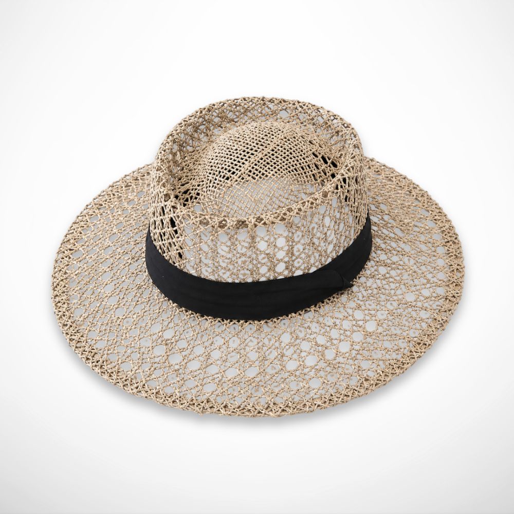 Canotier Albaïa – canotier ajouré en fibres tressées pour l’été
