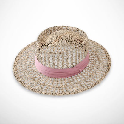 Canotier Albaïa – canotier ajouré en fibres tressées pour l’été