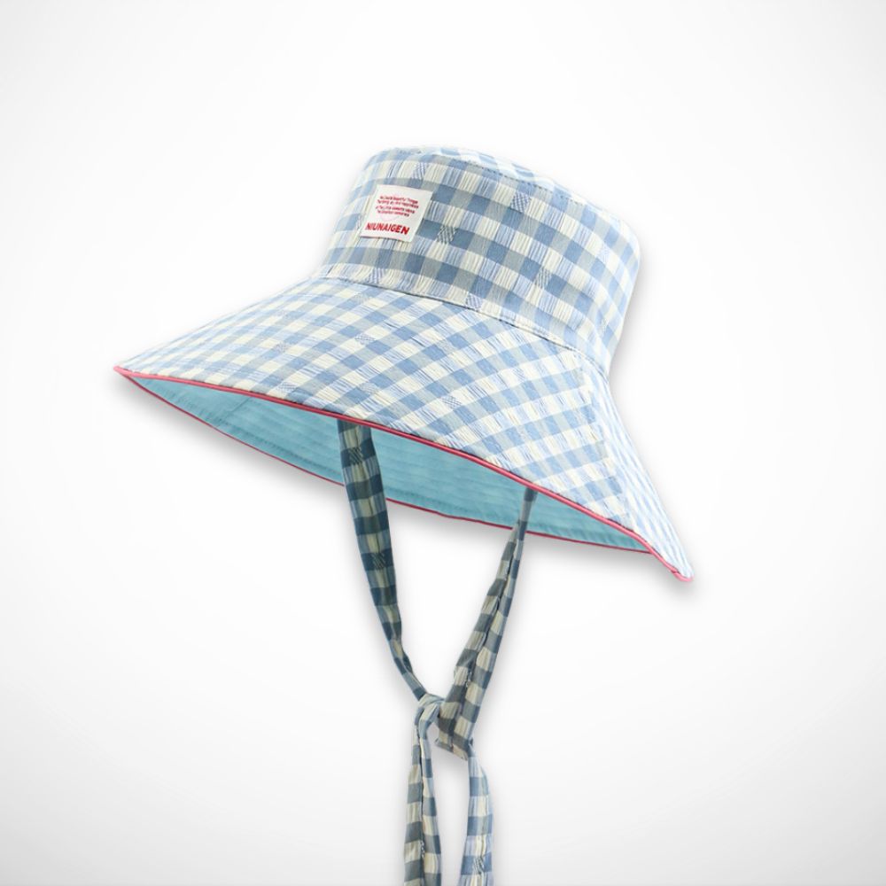 Chapeau Rivage – chapeau soleil souple à carreaux pour l’été