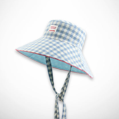 Chapeau Rivage – chapeau soleil souple à carreaux pour l’été