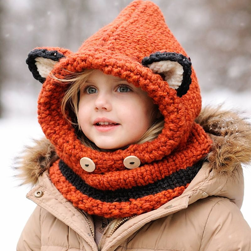 Luno fox children's balaclava – Warm and fun balaclava for winter