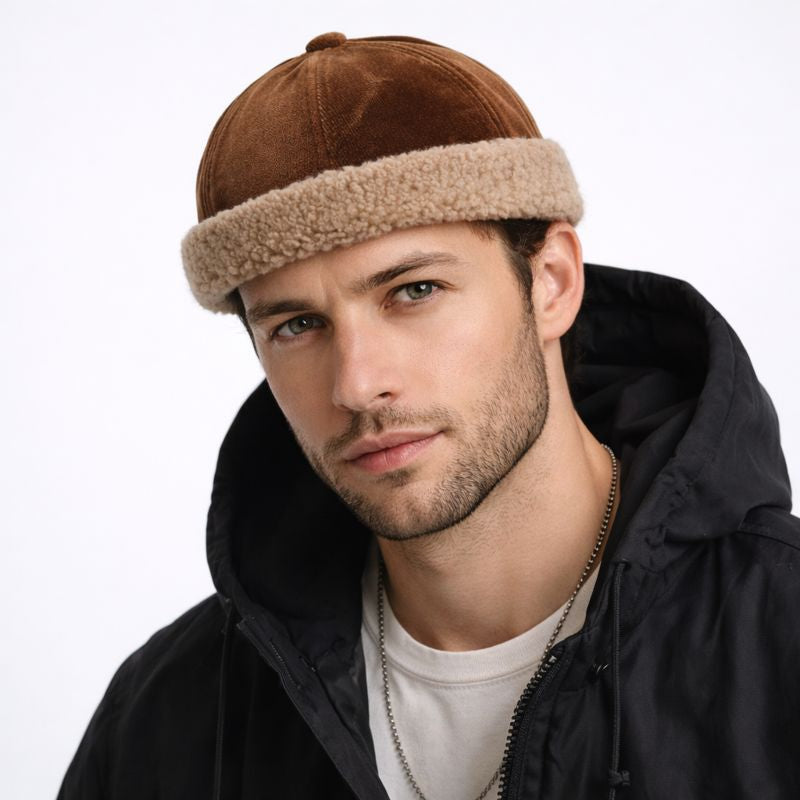 Bonnet docker Orion – Bonnet court doublé chaud unisexe